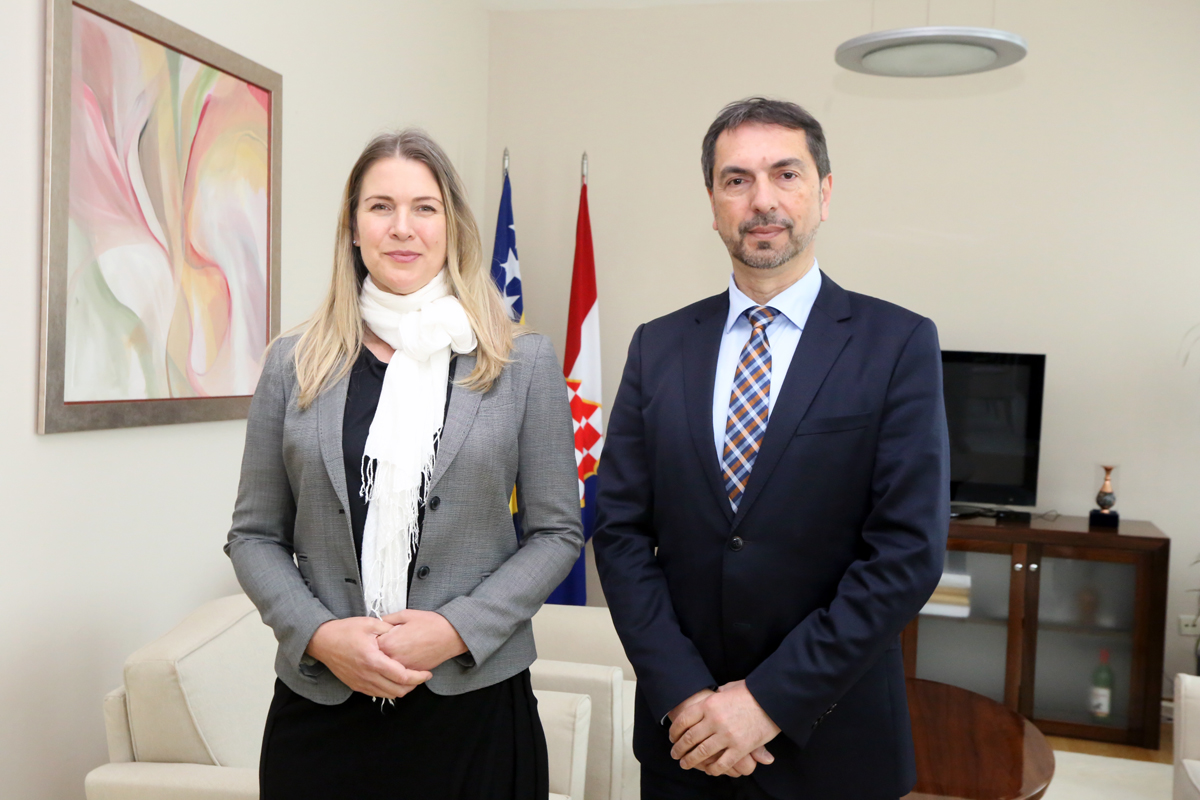 Prvi zamjenik predsjedavajućeg Predstavničkog doma PSBiH Marinko Čavara primio u nastupnu posjetu ambasadoricu Kraljevine Švedske  